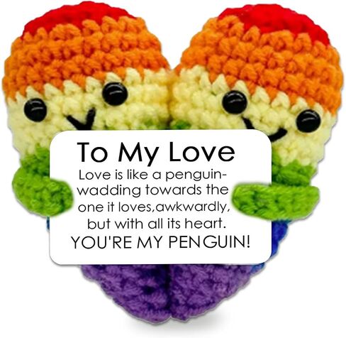 Positive Crochet Bowling Ball for Women Men, Cute Emotional Knitted Support Relaxation Funny Crochet Bowling Ball, Cute Encouraging Funny Positive Gifts for Family Friends in Saudi Arabia