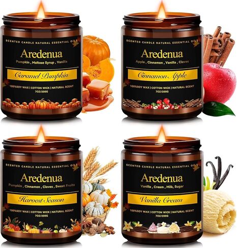 Mens Candle Set – Manly Candles for Dad, 4 Pack Soy Candles for Home Scented, Manly Gifts for Fathers Day - Includes Sandalwood Leather/Whiskey Tobacco/Amber Patchouli/Vintage Oak in Saudi Arabia