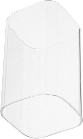 minkissy Glass Candle Holder Sleeve Glass Candle Shade Cover 6x10cm for Household and Wedding Décor in Kuwait
