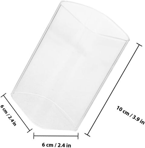 minkissy Glass Candle Holder Sleeve Glass Candle Shade Cover 6x10cm for Household and Wedding Décor in Kuwait