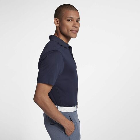 Nike Men's Dry Victory Solid Polo Golf Shirt, College Navy/Black, XX-Large in Kuwait