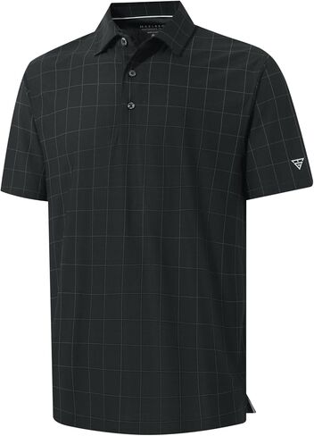 M MAELREG Men's Golf Shirts Short Sleeve Lightweight Performance Moisture Wicking Dry Fit Casual UPF 30+ Polo Shirts for Men in Kuwait