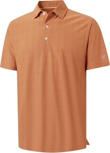 M MAELREG Men's Golf Shirts Short Sleeve Lightweight Performance Moisture Wicking Dry Fit Casual UPF 30+ Polo Shirts for Men in Kuwait