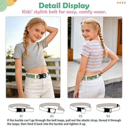 Soccer Balls Kids Elastic Belts for Boys Girls, Adjustable Stretch Belt with Metal Buckle for Baseball Golf in Saudi Arabia