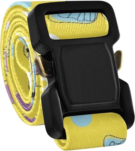 Whimsical Butterflies Kids Elastic Belts for Boys Girls, Adjustable Stretch Belt with Metal Buckle for Baseball Golf in Saudi Arabia