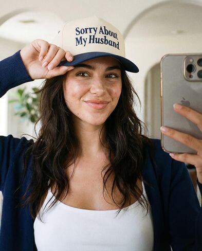 Premium Embroidered Hat | Sorry About My Husband Hat in Kuwait