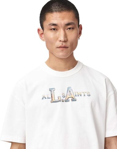 AllSaints Angelino Short Sleeve Crew in Kuwait