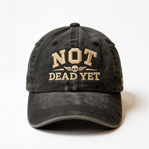 Not Dead Yet Embroidered Baseball Cap DD-214 for Men Women Vintage Still Not Dead Hats Trucker Dad Hat Funny DD214 Washed Cap in Saudi Arabia