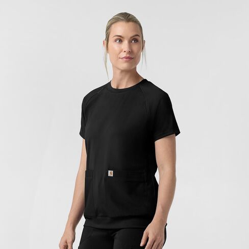 Carhartt Force Cross-Flex Knit Women's Crew Neck Scrub Top in Kuwait