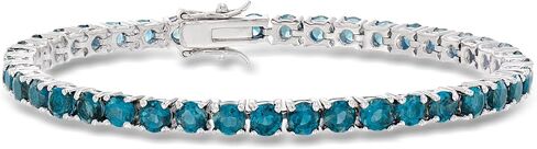 Ross-Simons 12.00 ct. t.w. London Blue Topaz Tennis Bracelet in Sterling Silver. 7 inches in Saudi Arabia