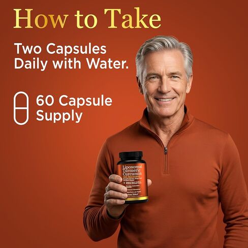 Liposomal Turmeric Supplement Liposomal Curcumin Capsules with Resveratrol, Boswellia Serrata, Turmeric and Ginger Supplement for Men & Women, Enhanced Absorption - Third-Party Lab Tested, Made in USA in Saudi Arabia