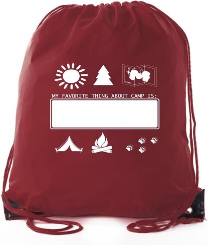 Mato & Hash Camping Drawstring backpack for Birthday parties and Summer Camp in Kuwait