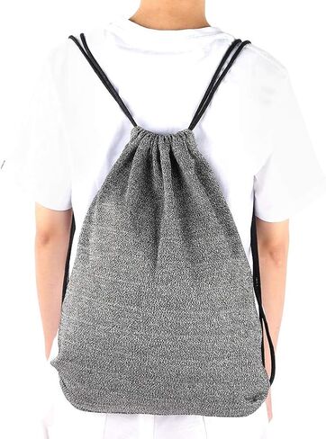 Cut Proof Bag, Cut Proof Bag PE Grade Anti Theft Cut Proof Drawstring Bag Portable Travel Safety Backpack Anti Theft Bag Universal Anti Theft Backpack for Car Plane Train Bike Boat in Kuwait