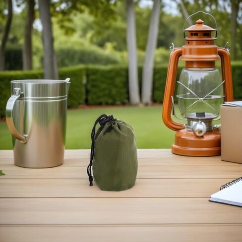 SOIMISS 4Pcs Mesh Drawstring Bags Water-Resistant Nylon Utility Pouches for Camping Gear Raincoat Storage Travel Outdoor Organization in Saudi Arabia