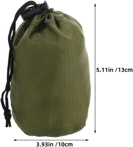 SOIMISS 4Pcs Mesh Drawstring Bags Water-Resistant Nylon Utility Pouches for Camping Gear Raincoat Storage Travel Outdoor Organization in Saudi Arabia