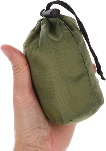 SOIMISS 4Pcs Mesh Drawstring Bags Water-Resistant Nylon Utility Pouches for Camping Gear Raincoat Storage Travel Outdoor Organization in Saudi Arabia