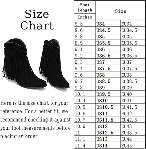 Seborluys Fringe Ankle Cowboy Boots for Women Pull on Fringe Short Cowgirl Booties Western Fringed Tassel Ankle Boots in Kuwait