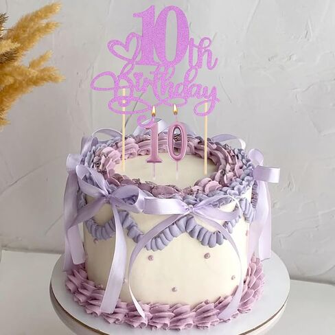 CUBACO 10 Year Old Girl Gifts Birthday Girl Crown and Sash, Princess Birthday Party Decorations Headband for Girls Outfits 10th Decorations Pin Party Favors in Saudi Arabia