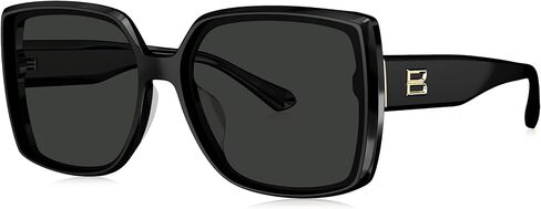 BOLON Women Elegant Oversized Nylon Lens Polarized UV400 Sunglasses BL3232 61mm, Exclusive Eyewear Brand of EssilorLuxottica in Saudi Arabia