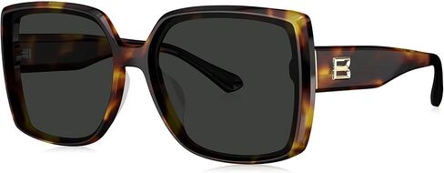 BOLON Women Elegant Oversized Nylon Lens Polarized UV400 Sunglasses BL3232 61mm, Exclusive Eyewear Brand of EssilorLuxottica in Saudi Arabia