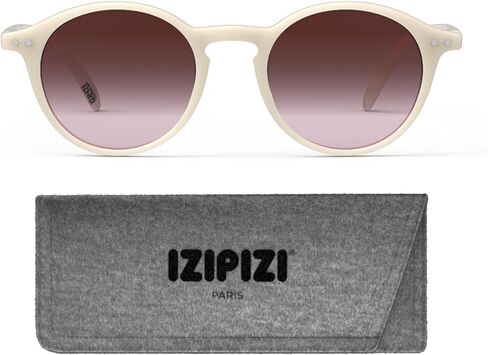 IZIPIZI SUN #D Sunglasses Men & Women Square Biobased Frame, Anti-Scratch Grey Lenses, 100% UV Category 3 Protection w/Pouch in Saudi Arabia