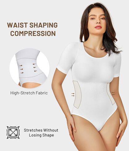 MERYOSZ Shapewear for Women Tummy Control Seamless Body Shaper Slimming Bodysuit in Saudi Arabia