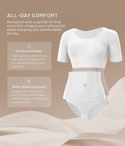 MERYOSZ Shapewear for Women Tummy Control Seamless Body Shaper Slimming Bodysuit in Saudi Arabia