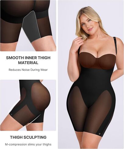 SHAPELLX Shapewear Tummy Control Women Bodysuits Dresses Butt Liftting Open Bust Body Shaper Fajas Colombianas Moldeadoras in Kuwait