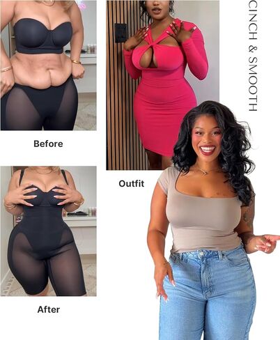 SHAPELLX Shapewear Tummy Control Women Bodysuits Dresses Butt Liftting Open Bust Body Shaper Fajas Colombianas Moldeadoras in Kuwait