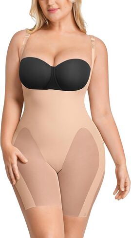 SHAPELLX Shapewear Tummy Control Women Bodysuits Dresses Butt Liftting Open Bust Body Shaper Fajas Colombianas Moldeadoras in Kuwait