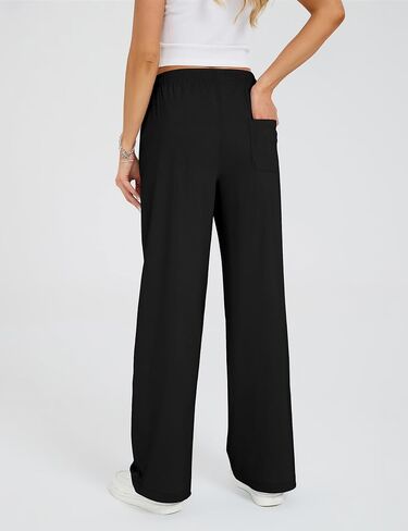 Blooming Jelly Womens Barrel Track Pants Wide Leg Elastic High Waist Drawstring Baggy Travel Pants Lounge Casual Y2K Outfit in Kuwait
