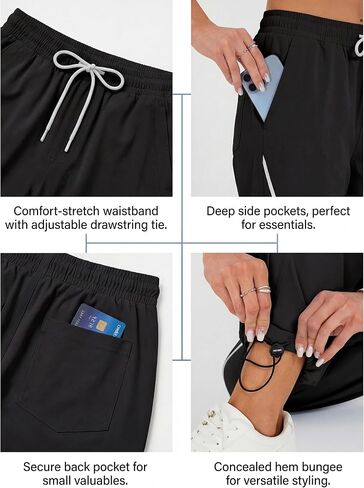 Blooming Jelly Womens Barrel Track Pants Wide Leg Elastic High Waist Drawstring Baggy Travel Pants Lounge Casual Y2K Outfit in Kuwait