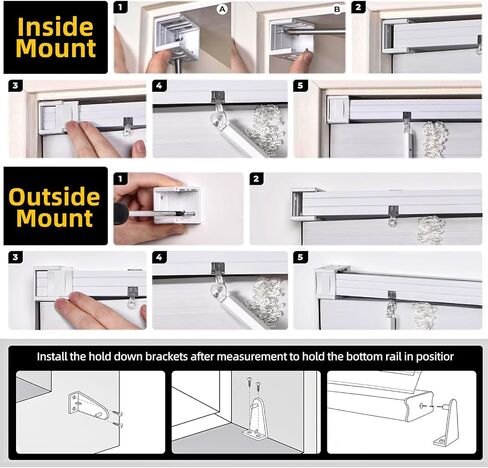 Cordless 1'' Mini Blinds for Windows, 22.5" W x 36" H, Light Filtering Horizontal Window Blinds, Easy to Install Venetian Shades White in Saudi Arabia