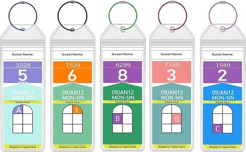 5 Pack Cruise Luggage Tag Holder for Royal Caribbean & Celebrity, Cruise Ship Essentials 2026 Waterproof, Cruise Must Haves Durable(Narrow for Royal Caribbean & Celebrity) in Saudi Arabia