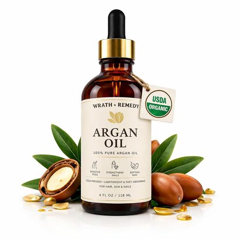 Organic Frankincense Essential Oil — USDA Certified, Premium Steam-Distilled & Undiluted Boswellia Resin — 100% Pure Frankincense Oil for Skin, Aromatherapy, Diffuser & More (Amber Glass Bottle, 4OZ) in Saudi Arabia
