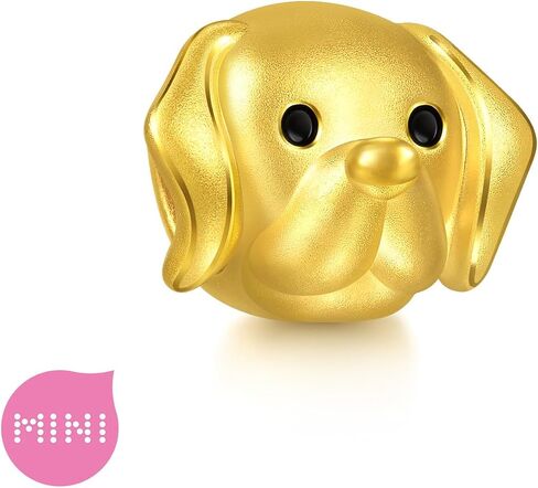 CHOW SANG SANG 999 Gold Charme Puppy Labrador Retriever Charm Bracelet for Women & Men 17cm 96402C in Kuwait
