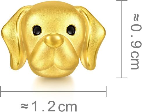CHOW SANG SANG 999 Gold Charme Puppy Labrador Retriever Charm Bracelet for Women & Men 17cm 96402C in Kuwait