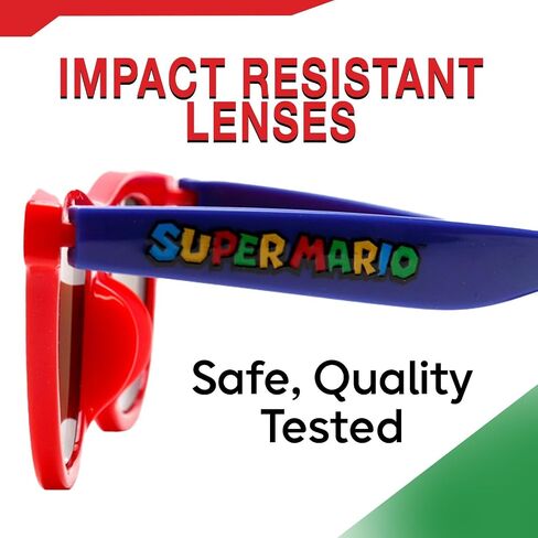 Sun-Staches Super Mario Sunglasses x2 - Mario and Luigi - Comfortable, & Durable UV-Protective Sunglasses in Kuwait