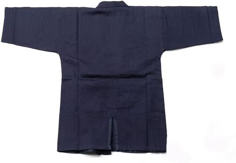 Kendo Gi Keikogi Cotton, Martial Arts Uniforms Jacket Kendo Kimono Tops Shirts Costumes - Navy Blue 6'3"/ 190cm in Kuwait