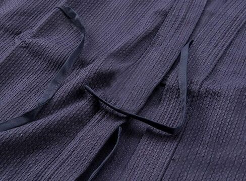 Kendo Gi Keikogi Cotton, Martial Arts Uniforms Jacket Kendo Kimono Tops Shirts Costumes - Navy Blue 6'3"/ 190cm in Kuwait