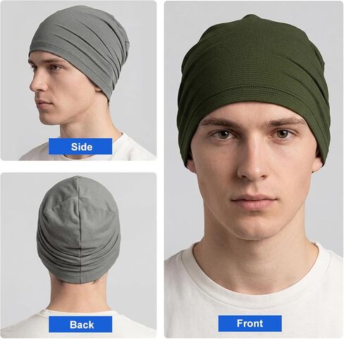 Cmonie 4-6Pack Breathable Skull Caps for Men Women,Cooling Quick Dry Beanie Running Caps for Cycling in Saudi Arabia