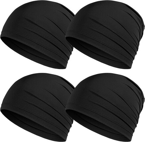 Cmonie 4-6Pack Breathable Skull Caps for Men Women,Cooling Quick Dry Beanie Running Caps for Cycling in Saudi Arabia