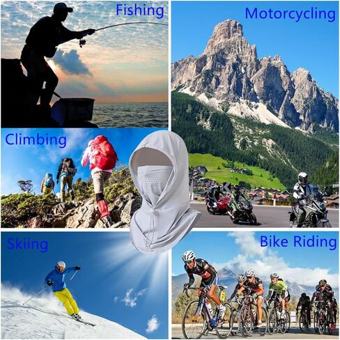 Cooling Balaclava Face Mask Sun UV Protection Hood Full Head Mask Face Cover with Breathable Holes for Cycling Fishing in Saudi Arabia