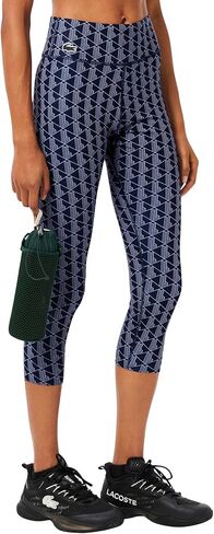 Lacoste Women's Ultra Dry Printed Stretch Sport Leggings in Kuwait