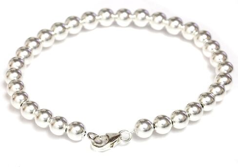 Gold Filled Beaded Ball Bracelet with Lobster Clasp 5 mm Beads 6" to 9" in Saudi Arabia