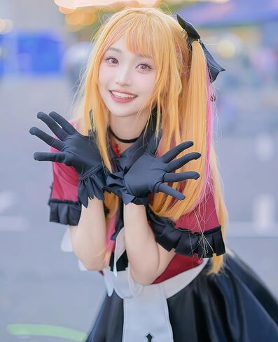 Hoshino Ai Cosplay Rubii Aquamarin Cosplay Costume for Adult in Saudi Arabia