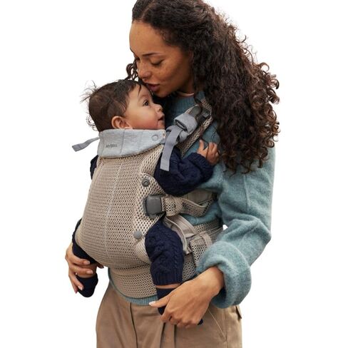 BabyBjörn Baby Carrier Harmony, Woven Mélange, Light Pink in Saudi Arabia