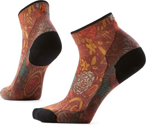 Smartwool Women's Bike Zero Cushion Paisley Print Ankle Socks in Kuwait