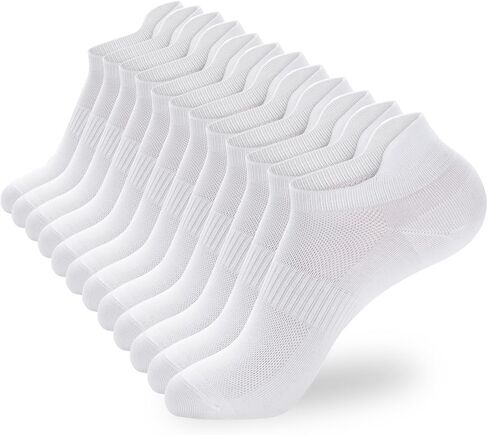 Ankle Socks Women's and Mens - 6/10 Pairs Low Cut Tab & No Show Athletics Running Socks in Saudi Arabia
