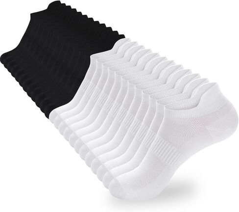 Ankle Socks Women - 6/12Pairs Men Low Cut No Show Athletics Socks | White Thin Summer Short Low Rise Liner Sport Running Workout Sneaker Lightweight Yogs Pilates Golf Footies Socks Non Slip in Kuwait